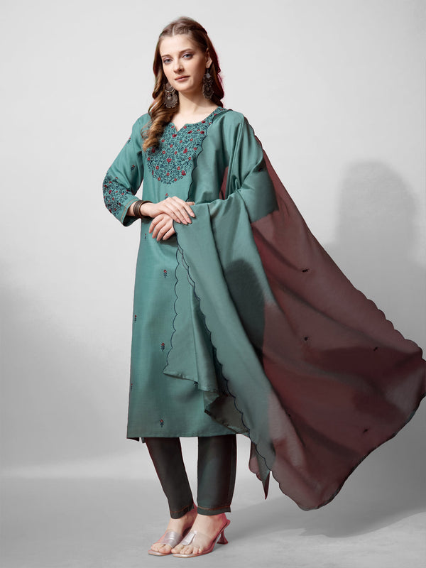 Blended Cotton Casual Salwar Kameez - 1