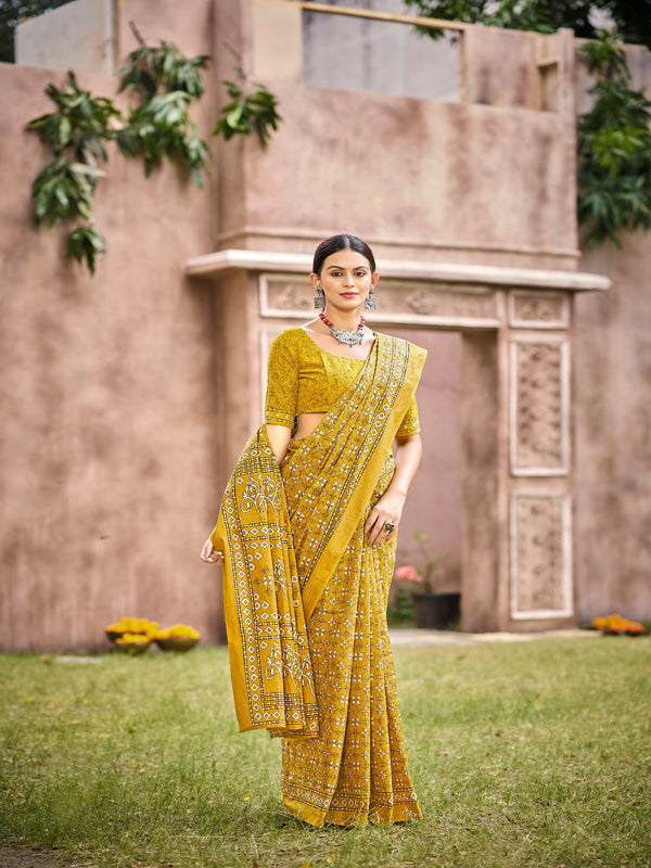 Olive Saree for Women