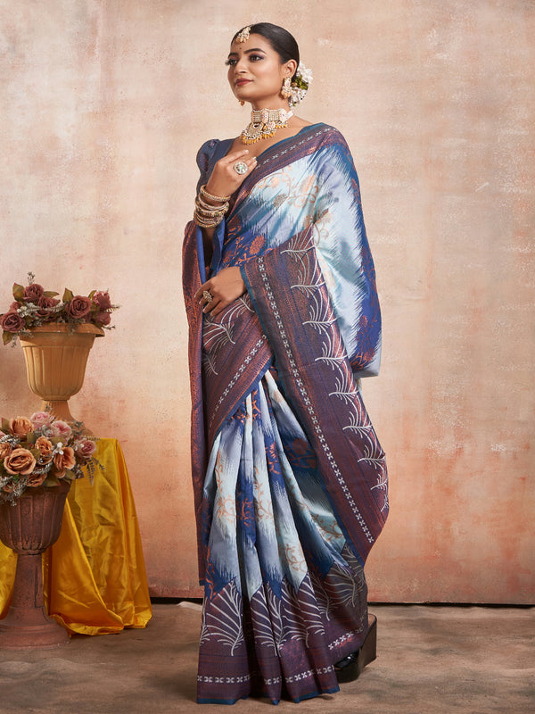 Women Woven Design Zari Pure Silk Banarasi Saree