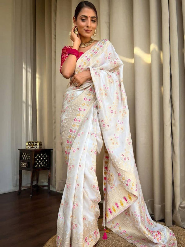 Woven Banarasi Silk Saree